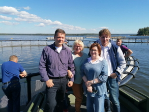 Архангелогородцы изучают опыт рыбоводов Ленинградской области