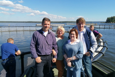 Архангелогородцы изучают опыт рыбоводов Ленинградской области 