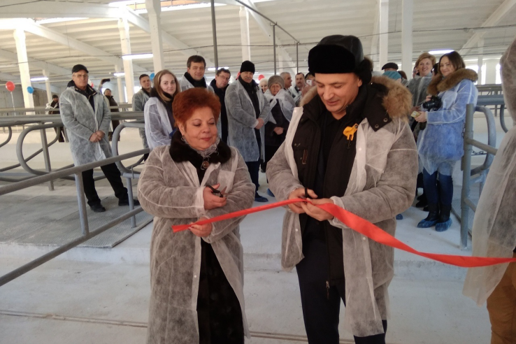 Открытие молочного комплекса «Волошово»