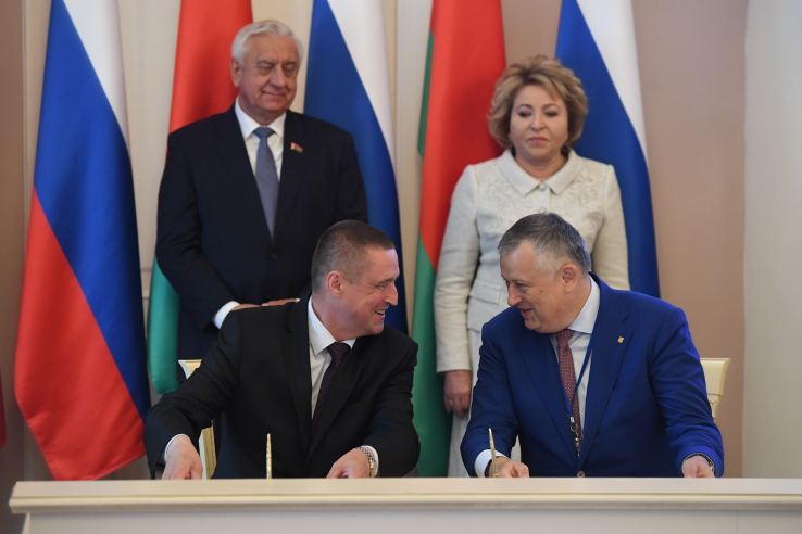 Подписано соглашение между Ленинградской и Могилевской областями